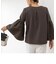 袖フレアプルオーバーカットソー