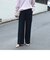 ウォッシャブルイージーワイドパンツ