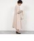 ウォッシャブルウールライクシャツワンピース