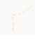 ポイントパールチェーンY字ネックレス