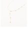 ポイントパールチェーンY字ネックレス