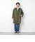 【TAION/タイオン】《限定展開 / ビジカジ対応》別注NON DOWN BAL COLLAR COAT  ステンカラー バルカラーコート