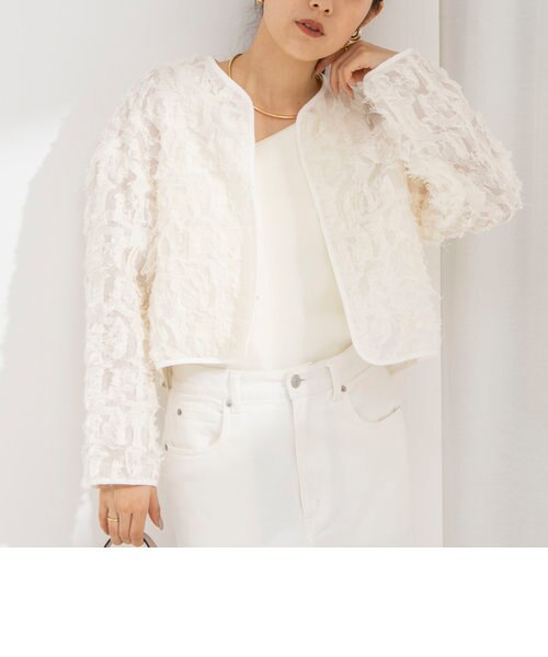 フリンジ クルーネックシャツジャケット｜ノーリーズの通販｜&mall