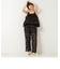 【crinkle crinkle crinkle/クリンクル クリンクル クリンクル】3D embroidery dot pants