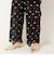 【crinkle crinkle crinkle/クリンクル クリンクル クリンクル】3D embroidery dot pants