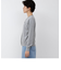 《アンサンブル対応》《手洗い可能》GIZA COTTONベーシッククルーネックカーディガン
