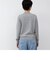 《アンサンブル対応》《手洗い可能》GIZA COTTONベーシッククルーネックカーディガン