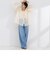 【crinkle crinkle crinkle/クリンクル クリンクル クリンクル】sheer cotton flare blouse