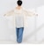 【crinkle crinkle crinkle/クリンクル クリンクル クリンクル】sheer cotton flare blouse
