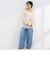 【crinkle crinkle crinkle/クリンクル クリンクル クリンクル】sheer cotton flare blouse