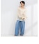 【crinkle crinkle crinkle/クリンクル クリンクル クリンクル】sheer cotton flare blouse