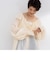 【crinkle crinkle crinkle/クリンクル クリンクル クリンクル】sheer cotton flare blouse