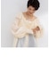 【crinkle crinkle crinkle/クリンクル クリンクル クリンクル】sheer cotton flare blouse