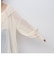 【crinkle crinkle crinkle/クリンクル クリンクル クリンクル】sheer cotton flare blouse