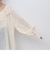 【crinkle crinkle crinkle/クリンクル クリンクル クリンクル】sheer cotton flare blouse