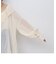 【crinkle crinkle crinkle/クリンクル クリンクル クリンクル】sheer cotton flare blouse