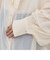 【crinkle crinkle crinkle/クリンクル クリンクル クリンクル】sheer cotton flare blouse
