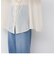 【crinkle crinkle crinkle/クリンクル クリンクル クリンクル】sheer cotton flare blouse