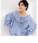 【crinkle crinkle crinkle/クリンクル クリンクル クリンクル】sheer cotton flare blouse