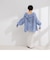 【crinkle crinkle crinkle/クリンクル クリンクル クリンクル】sheer cotton flare blouse