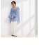 【crinkle crinkle crinkle/クリンクル クリンクル クリンクル】sheer cotton flare blouse