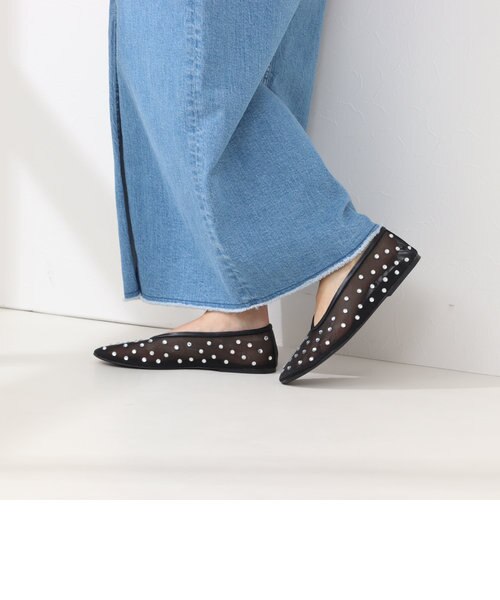 TONY BIANCO/トニービアンコ】 MILOビジューフラットシューズ