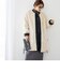 ◇【WEB限定】【TAION/タイオン】ノーカラーボアコート(リバーシブル) 24AW