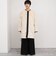 ◇【WEB限定】【TAION/タイオン】ノーカラーボアコート(リバーシブル) 24AW