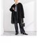◇【WEB限定】【TAION/タイオン】ノーカラーボアコート(リバーシブル) 24AW