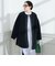 ◇【WEB限定】【TAION/タイオン】ノーカラーボアコート(リバーシブル) 24AW