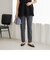 ウォッシャブルキュプラストレッチタックテーパードパンツ