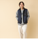 【TAION/タイオン】《配色別注》リバーシブル ボア×ダウンベスト 24AW