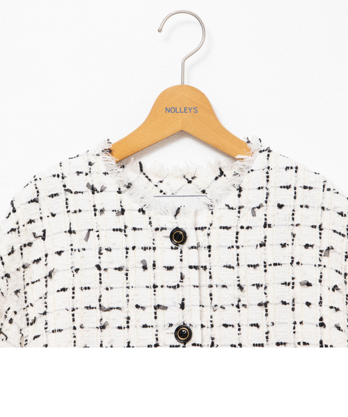 ツイードショートジャケット｜ノーリーズの通販｜&mall（アンドモール