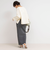 【WEBスタッフ林&二見別注】《オールシーズン対応》着痩せ細リブニットタイトスカート