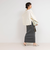 【WEBスタッフ林&二見別注】《オールシーズン対応》着痩せ細リブニットタイトスカート