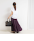 【追加】【WEB＆一部店舗限定色あり】ウォッシャブルヴィンテージタフタマチ入りマキシスカート