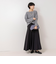 【追加】【WEB＆一部店舗限定色あり】ウォッシャブルヴィンテージタフタマチ入りマキシスカート