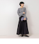 【追加】【WEB＆一部店舗限定色あり】ウォッシャブルヴィンテージタフタマチ入りマキシスカート