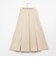 タフタタックフレアスカート