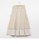 タフタタックフレアスカート