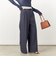 ウォッシャブル折り返しチノワイドパンツ