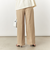 ウォッシャブルクリスピーカルゼワイドパンツ