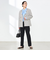 《セットアップ対応》ウォッシャブルカットジョーゼットバックスリットパンツ