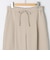 【追加】《オールシーズン対応》ウォッシャブルダブルクロスサテンイージーワイドパンツ
