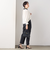 《セットアップ対応》ウォッシャブルドットツッキリツータックテーパードパンツ