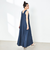【RM denim】ロング丈テンセルデニムワンピース