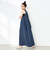 【RM denim】ロング丈テンセルデニムワンピース