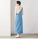 【RM denim】ワンショルダーデニムジャンパースカート
