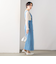 【RM denim】ワンショルダーデニムジャンパースカート
