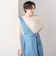 【RM denim】ワンショルダーデニムジャンパースカート